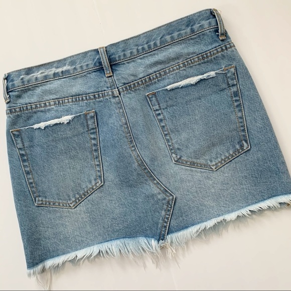 by the way. Tara Denim Mini Skirt - Picture 5 of 8